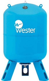 Гидроаккумулятор Wester 50 литров мембранный расширительный бак для водоснабжения WAV 50 0141100 в Туле 0