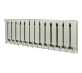 Радиатор биметаллический боковое подключение (белый RAL 9010) Global STYLE EXTRA 350 14 секций в Туле 3