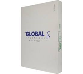 Радиатор биметаллический боковое подключение (белый RAL 9010) Global STYLE PLUS 500 10 секций в Туле 10
