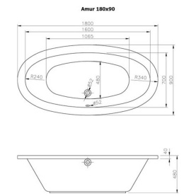 Панель фронтальная для ванны Vidima Видима, Сириус 1500 мм в Туле 2