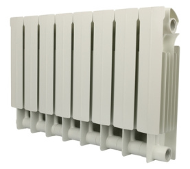 Радиатор биметаллический боковое подключение (белый RAL 9010) Global STYLE PLUS 350 8 секций в Туле 1
