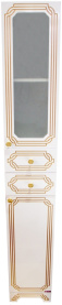 Пенал Sanflor КАИР 32 Белый Патина золото (корзина) правый в Туле 0