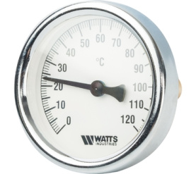 Термометр биметаллический с погружной гильзой 63 мм, штуц F+R801(T) 6375 Watts 10005809(03.01.060) в Туле 1