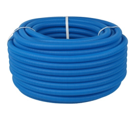 Труба гофрированная ПНД, цвет синий, наружным диаметром 25 мм для труб диаметр STOUT SPG-0001-502520 в Туле 0