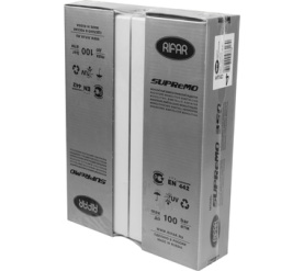 Радиатор биметаллический боковое подключение (белый RAL 9016) RIFAR SUPReMO 350 4 секции в Туле 8