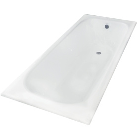 Чугунная ванна Aqualux ZYA 8-3 130х70 белая, без ножек, антислип в Туле 0
