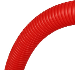 Труба гофрированная ПНД, цвет красный, наружным диаметром 25 мм для труб диаме STOUT SPG-0002-502520 в Туле 1