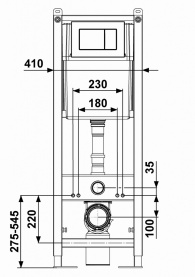Комплект 5 в 1 Rosa (унитаз подвесной Элеганс с инсталляцией УКЛАД) без микролифта в Туле 1