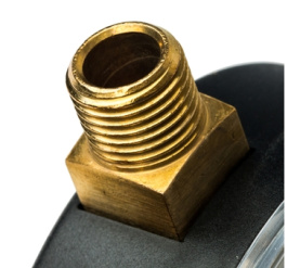 Термоманометр радиальный в комплекте с автоматическим запорным клапаном. Корпу STOUT SIM-0006-800415 в Туле 4