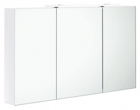 Зеркальный шкаф 130см с LED-подсветкой бл.бел VB A43813E4 в Туле 1