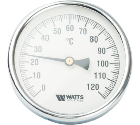Термометр биметаллический с погружной гильзой, 100 мм F+R801(T) 10050 Watts 10006066(03.03.040) в Туле 0
