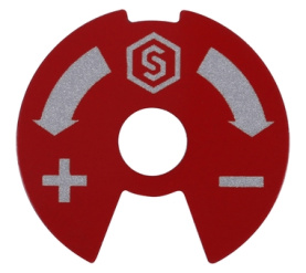 Синий-красный диск для коллекторов распределительных STOUT SMB 6801 000610 в Туле 0