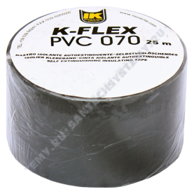 Лента ПВХ PVC AT 070 38мм х 25м черный K-flex 850CG020001 в Туле 2