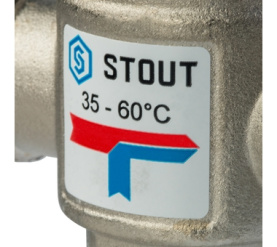 Термостатический смесительный клапан для систем отопления и ГВС 3/4 НР 35-60° STOUT SVM-0020-166020 в Туле 3