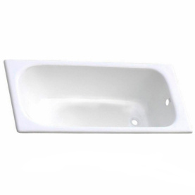 Чугунная ванна Aqualux ZYA-8-5 170x70 goldman белая, без ножек, антислип в Туле 0