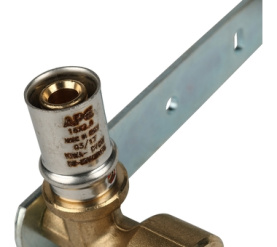 Настенный комплект для смесителя 12x16 для металлопластиковых труб прессовой STOUT SFP-0013-001216 в Туле 6