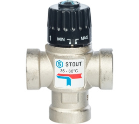 Термостатический смесительный клапан для систем отопления и ГВС 3/4 ВР 35-60 STOUT SVM-0010-166020 в Туле 2