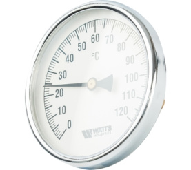 Термометр биметаллический с погружной гильзой, 100 мм F+R801(T) 10050 Watts 10006066(03.03.040) в Туле 1