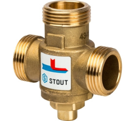 Термостатический смесительный клапан G 1М-G 1 1/2F-G 1M 60°С STOUT SVM-0050-326005 в Туле 4