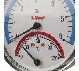 Термоманометр, боковое подключение ITAP 484 1/2 Itap в Туле 3