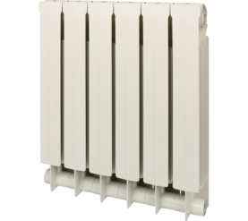 Радиатор биметаллический боковое подключение (белый RAL 9010) Global STYLE PLUS 500 6 секций в Туле 1