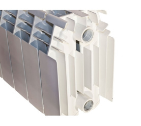Радиатор алюминиевый боковое подключение (белый RAL 9010) GL- 350 10 секций Global в Туле 1