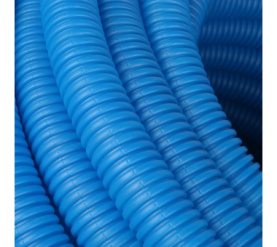 Труба гофрированная ПНД, цвет синий, наружным диаметром 32 мм для труб диаметр STOUT SPG-0001-503225 в Туле 3