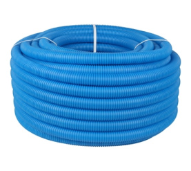 Труба гофрированная ПНД, цвет синий, наружным диаметром 32 мм для труб диаметр STOUT SPG-0001-503225 в Туле 0