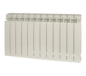 Радиатор биметаллический боковое подключение (белый RAL 9010) Global STYLE PLUS 500 12 секций в Туле 0