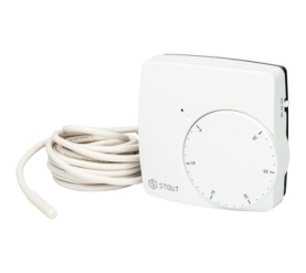 Термостат комнатный электронный WFHT-DUAL включ. дистанционный датчик «в пол» STOUT STE-0002-000010 в Туле 1