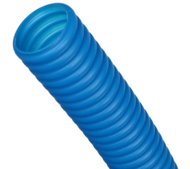 Труба гофрированная ПНД, цвет синий, наружным диаметром 32 мм для труб диаметр STOUT SPG-0001-503225 в Туле 2