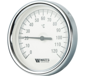 Термометр биметаллический с погружной гильзой 80 мм F+R801(T) 8075 Watts 10005944(03.02.060) в Туле 0