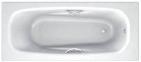 Стальная ванна BLB Universal Anatomica HG 170x75 см B75L-1 с отверстиями под ручки 232 мм в Туле 0