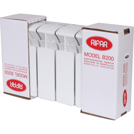 Радиатор биметаллический боковое подключение (белый RAL 9016) RIFAR BASE 200 6 секций в Туле 9