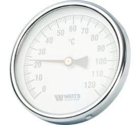 Термометр биметаллический с погружной гильзой 100 мм F+R801(T) 10075 Watts 10006071(03.03.060) в Туле 1