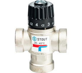 Термостатический смесительный клапан для систем отопления и ГВС 3/4 ВР 20-43 STOUT SVM-0010-164320 в Туле 2