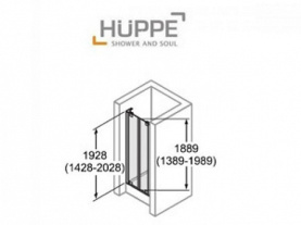 Доп.набор для ниши 190h мат.серебро HUPPE 8E2601.087 в Туле 2