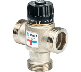 Термостатический смесительный клапан для систем отопления и ГВС 1 1/4 НР 30-65° STOUT SVM-0025-356532 в Туле 0