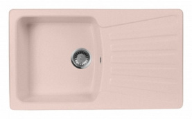 Мойка гранитная AquaGranitEx M-12 розовый в Туле 0