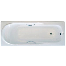 Чугунная ванна Aqualux ЧА17080 170х80 см с ручками, с ножками в Туле 1