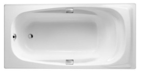 Ванна чугунная Jacob Delafon Rub Super Repos 180x90 E2902-00 с отверстиями для ручек в Туле 1