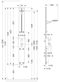 HG.Душ.панель Raindance S, 27005000 в Туле 1