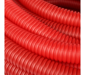 Труба гофрированная ПНД, цвет красный, наружным диаметром 32 мм для труб диаме STOUT SPG-0002-503225 в Туле 3