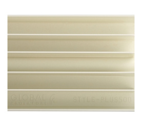 Радиатор биметаллический боковое подключение (белый RAL 9010) Global STYLE PLUS 500 6 секций в Туле 9