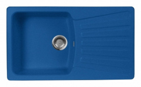 Мойка гранитная AquaGranitEx M-12 синий в Туле 0