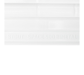 Радиатор биметаллический боковое подключение STOUT Space 500 8 секций SRB-0310-050008 в Туле 6