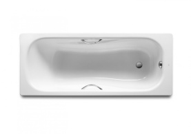 Ванна стальная Roca Princess-N 150x75 2204E0000, с отверстиями для ручек в Туле 0