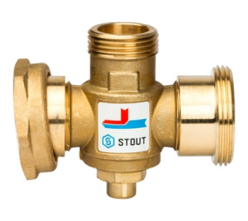 Термостатический смесительный клапан G 1 1/2M-G 1 1/2F-G 1M 70°С STOUT SVM-0050-327008 в Туле 2