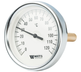 Термометр биметаллический с погружной гильзой 80 мм F+R801(T) 80100 Watts 10005950(03.02.100) в Туле 1