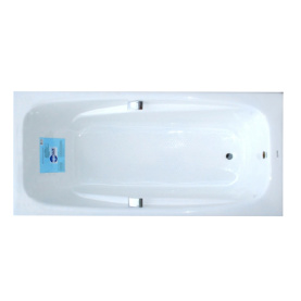 Чугунная ванна Aqualux ЧА18085 180х85 см с ручками, с ножками в Туле 1